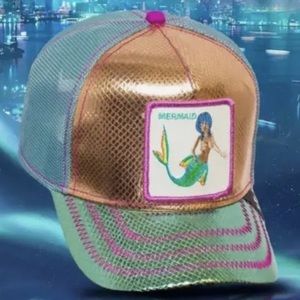 NWT Goorin Bros Ocean Beauty “Mermaid” ocean Madness The Farm Trucker
